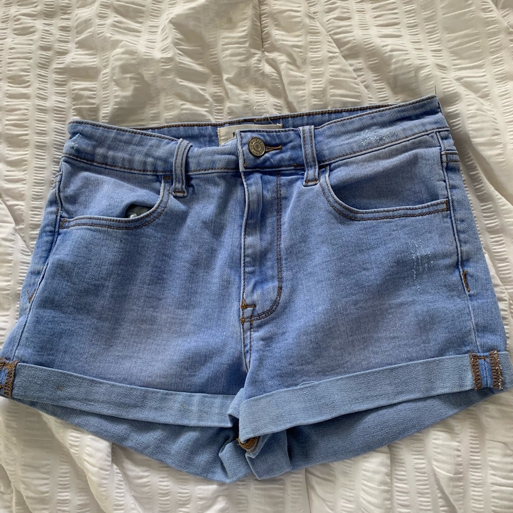 Pacsun High rise super stretch shortie shorts
